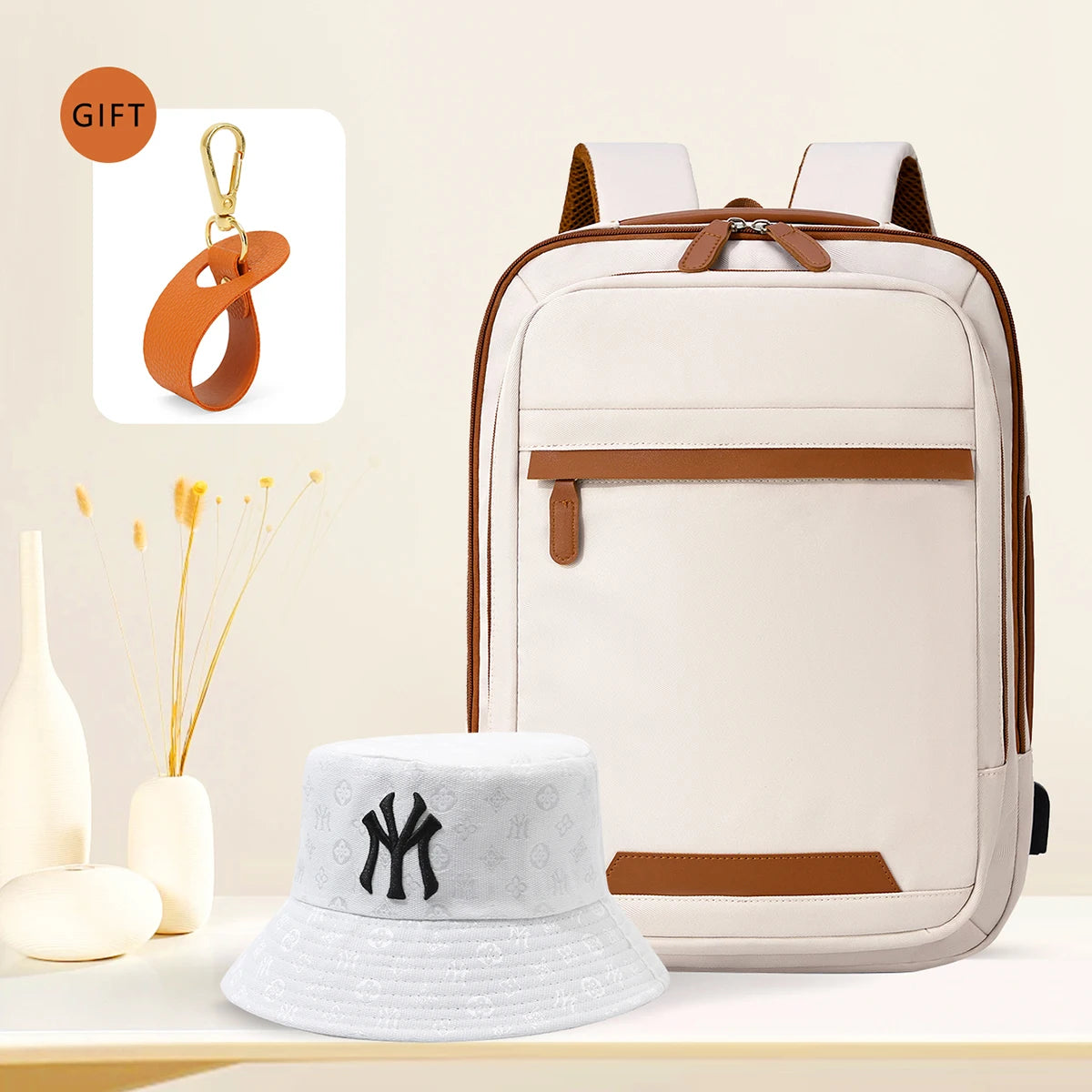 High-Quality USB Rechargeable Backpack for Men & Women