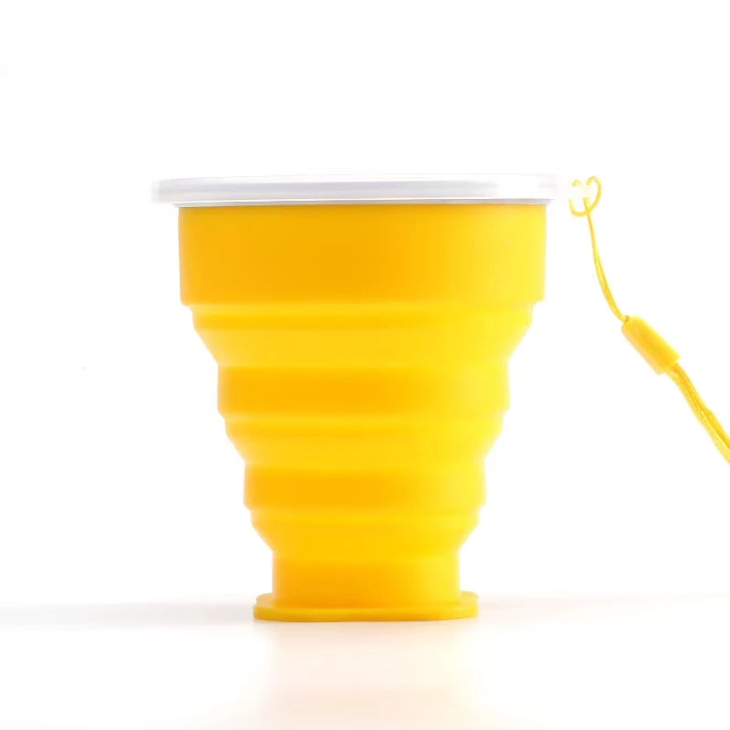 Portable Silicone Folding Water Cup Outdoor Heat Resistant