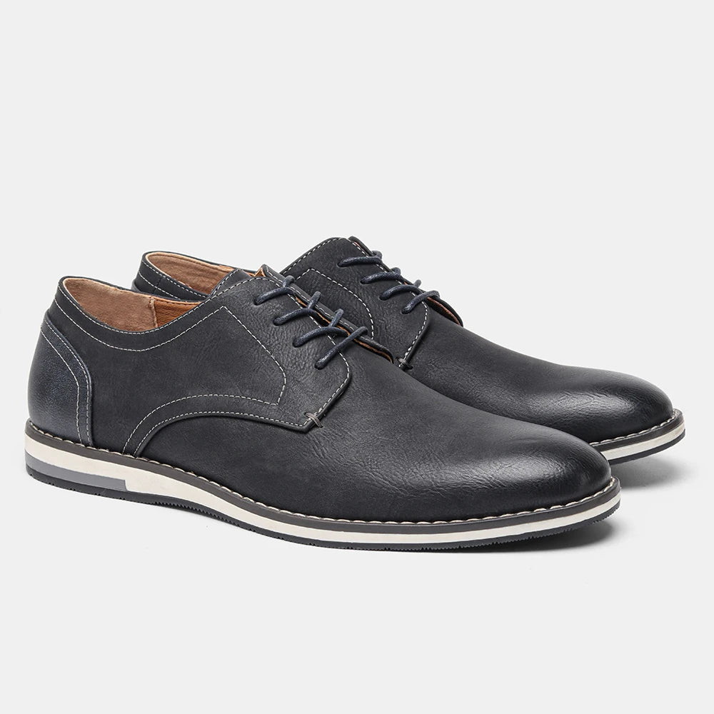 Leather loafer men fashion comfortable 2026 brand casual shoes men