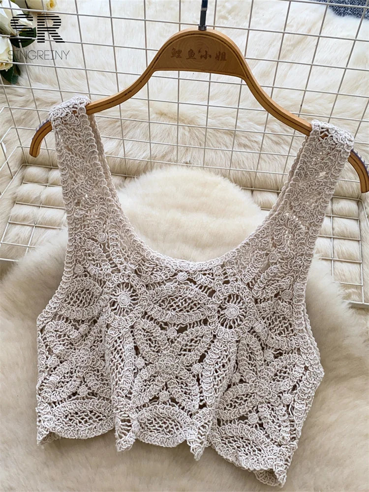 2026 Knit Summer Vacation Two Piece Sets for Women