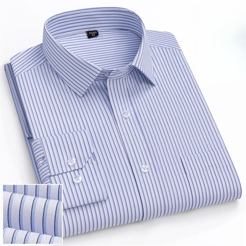 Men Formal Shirt Long Sleeve for Office