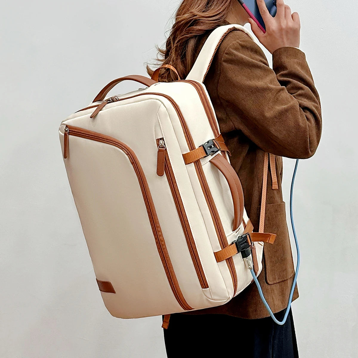 Unisex New Simple Business Computer Backpack