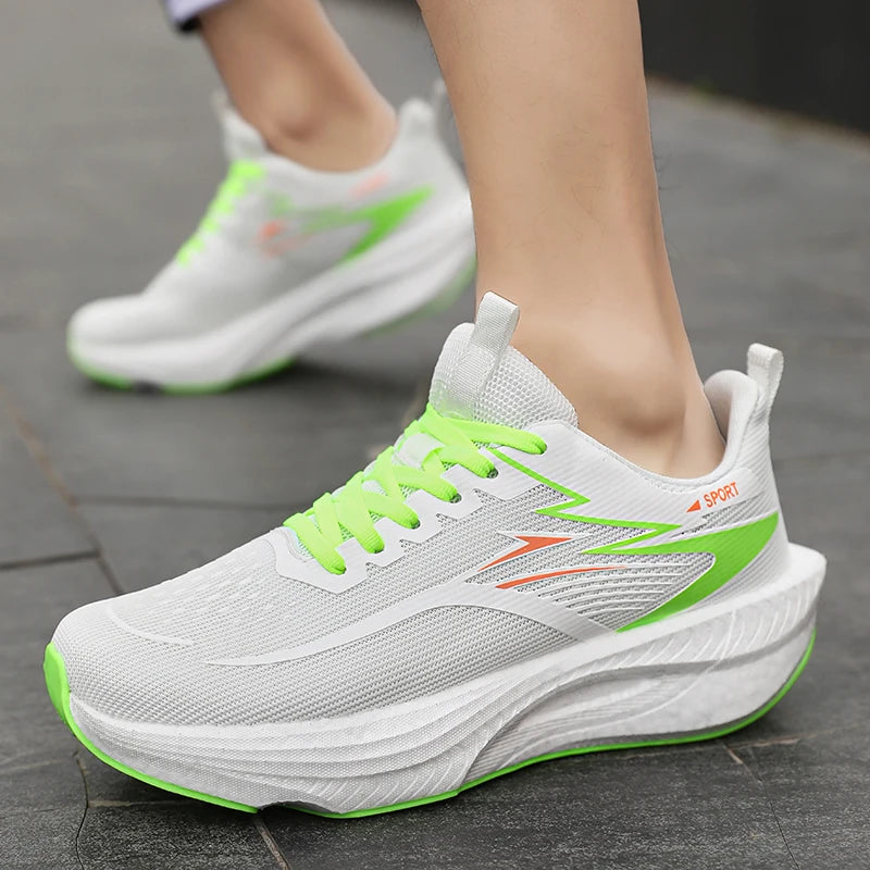 Unisex Sports Running Shoes Carbon Board Air Cushion Breathable Lightweight