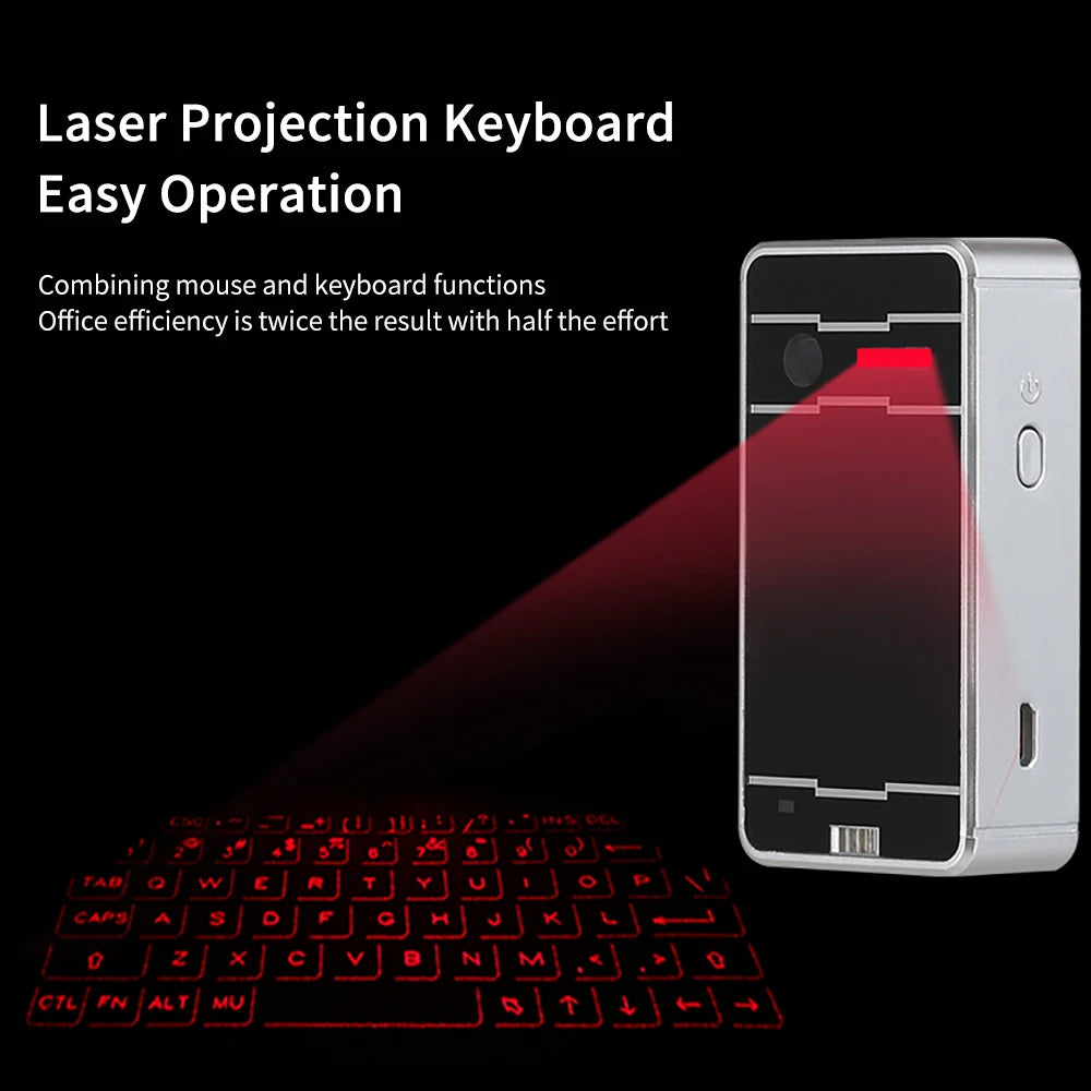 Digital wireless Keyboard Projector With Mouse function