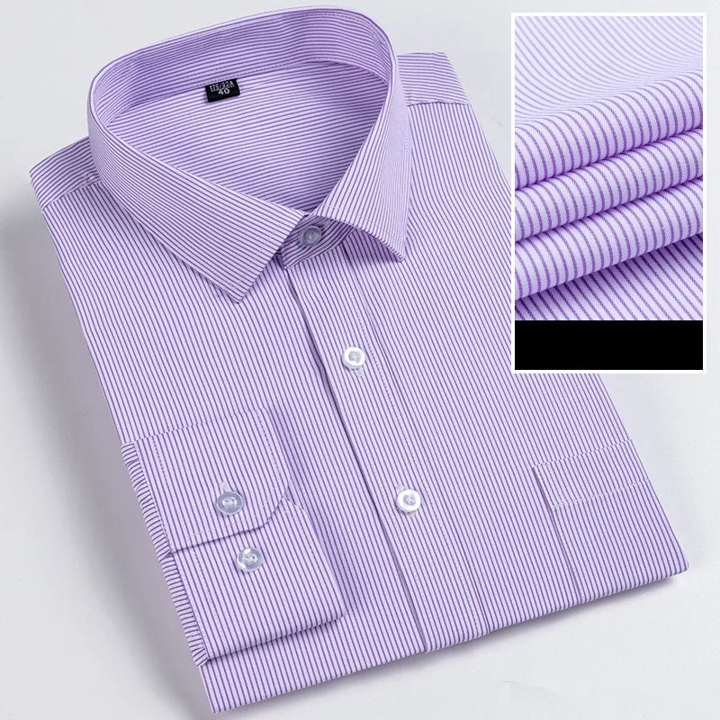 Men Formal Shirt Long Sleeve for Office