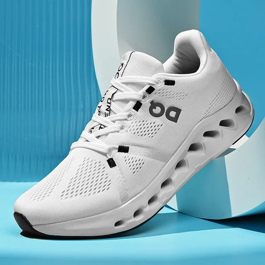 Spring new men's sports shoes for outdoor running shoes with cushioning and lightweight design