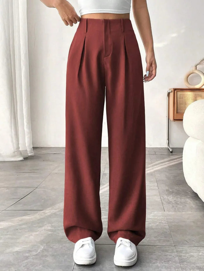 High Waisted Wide Leg Pants for Office/Casual for women