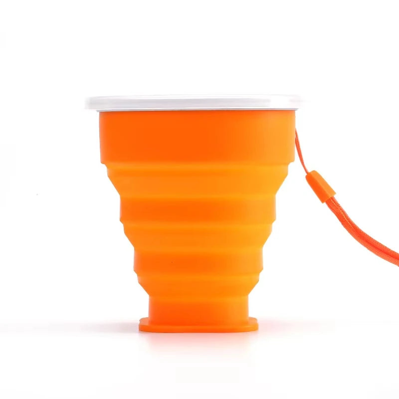 Portable Silicone Folding Water Cup Outdoor Heat Resistant