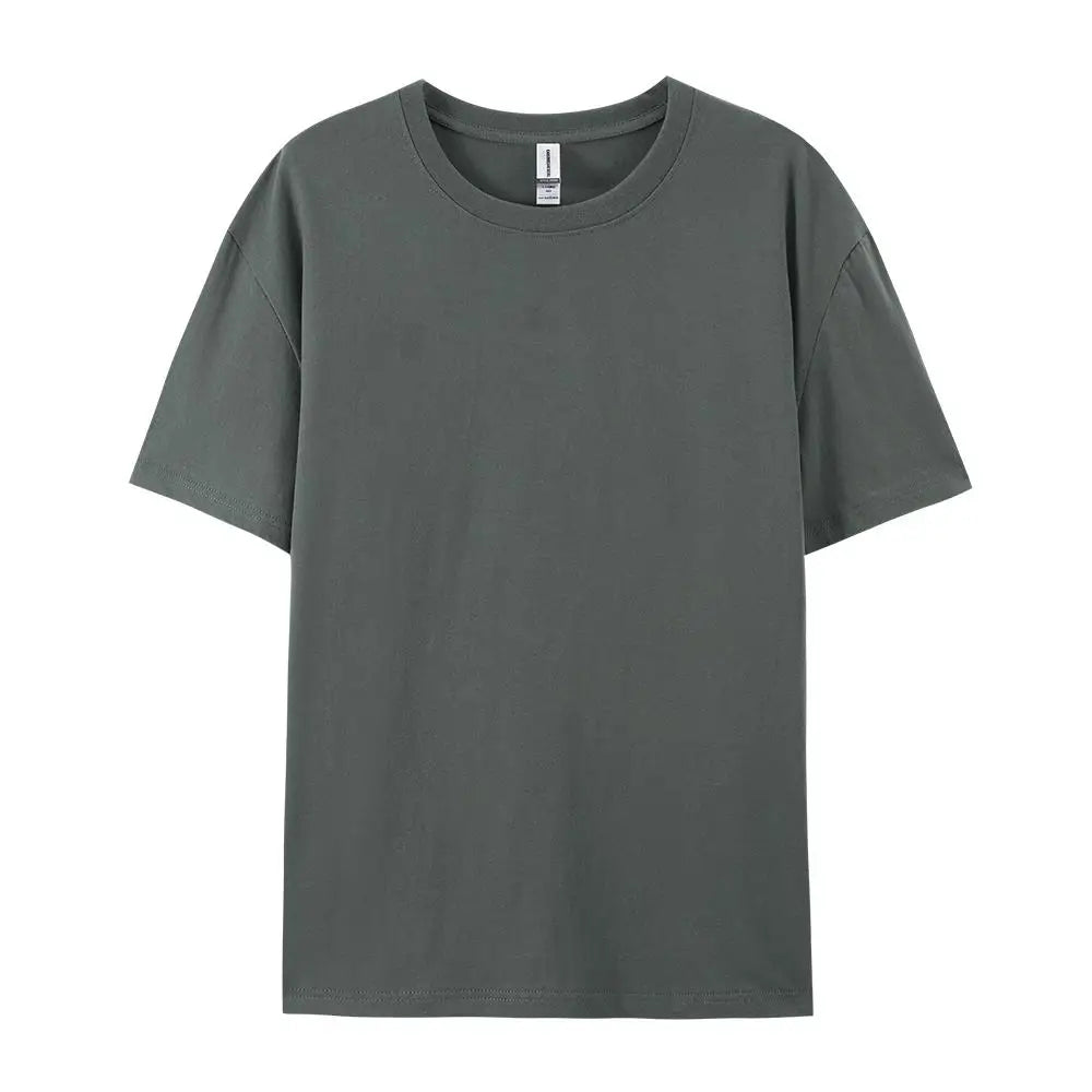 100% Cotton Solid T-shirts Women Sporty Short Sleeve