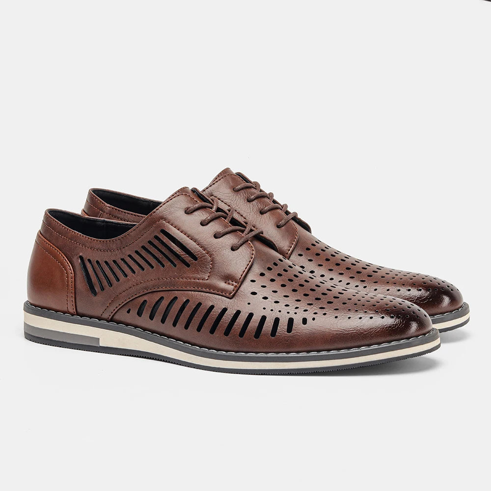 Leather loafer men fashion comfortable 2026 brand casual shoes men