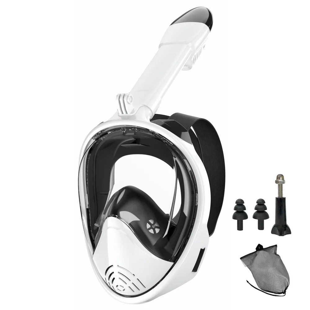 Full Face Snorkel Mask Silicone Diving Mask For Adults