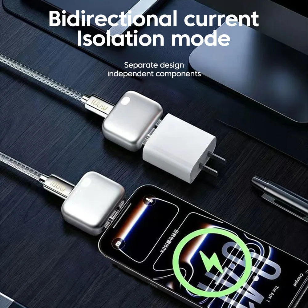 (Re-Stock )Type-C Charger with Smart auto Separator Power-Off Adaptor
