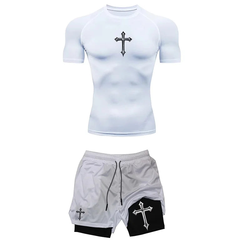 Jogging Breathable Compression Sportswear Summer for Men