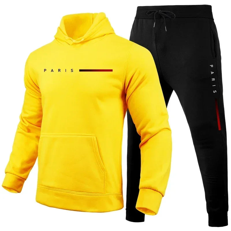 Hot Sale Men's Tracksuit Daily Comfortable Single Hooded Sportswear