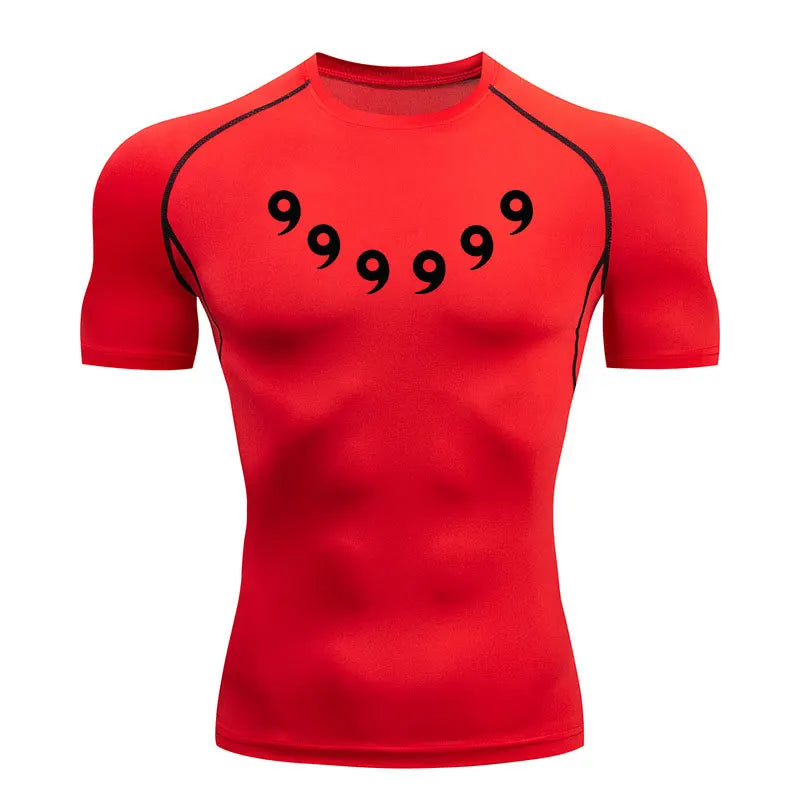 Anime Compression Set Running Sport Fitness Suit for Men