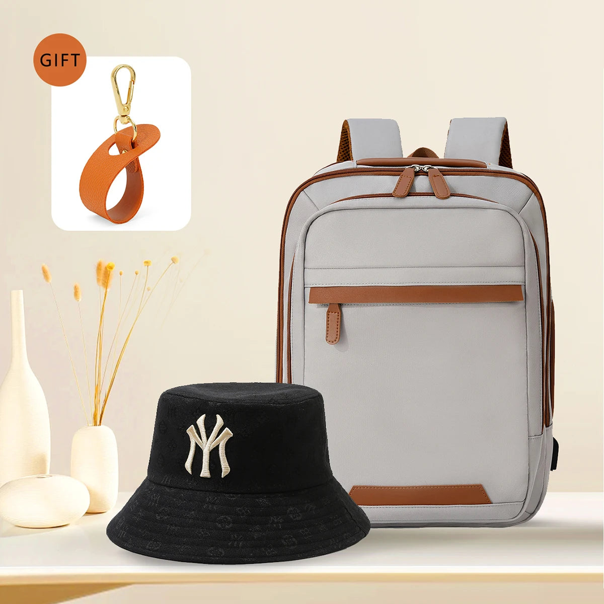 High-Quality USB Rechargeable Backpack for Men & Women