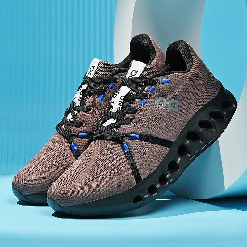 Spring new men's sports shoes for outdoor running shoes with cushioning and lightweight design