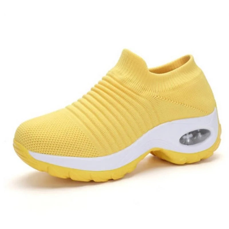 Women's Walking Trainers Fashion Fly Weaving Sock Sneakers 2026