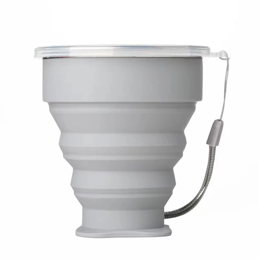 Portable Silicone Folding Water Cup Outdoor Heat Resistant