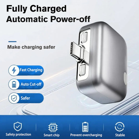 Type-C Charger with Smart auto Separator Power-Off Adaptor