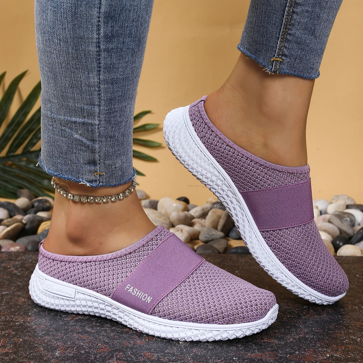 Women's shoes Solid Color Mules