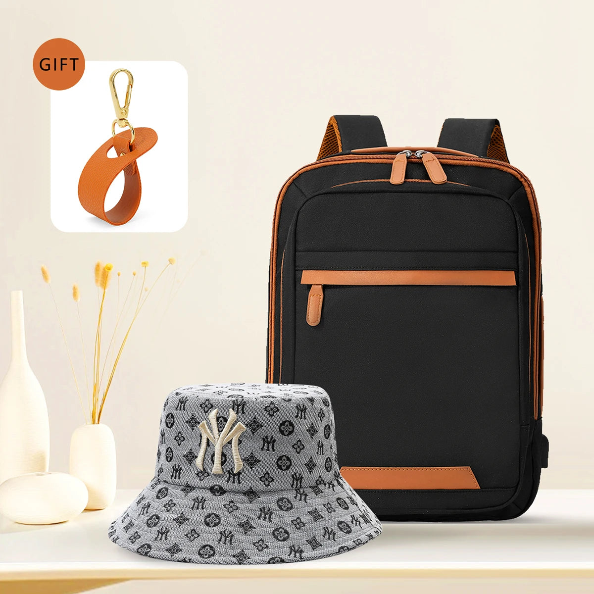 High-Quality USB Rechargeable Backpack for Men & Women