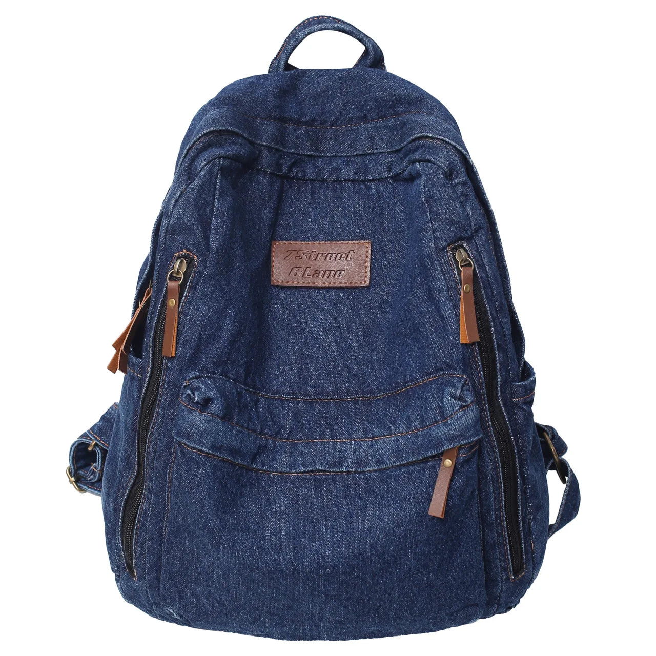 Denim Fashion Backpacks for School Trend Student Jeans Bag