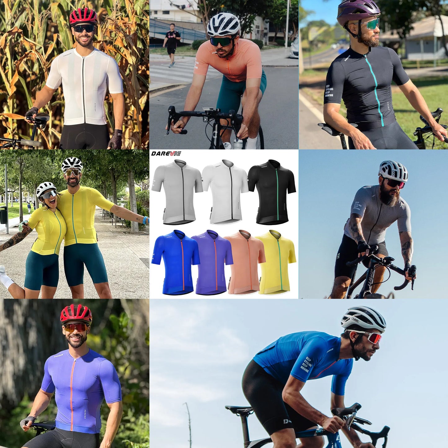 Cycling Maillot Cool Technology Breathable Quick Dry Cycling Clothes for Men