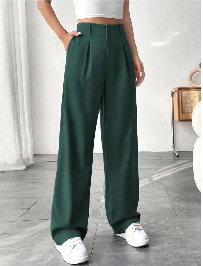 High Waisted Wide Leg Pants for Office/Casual for women