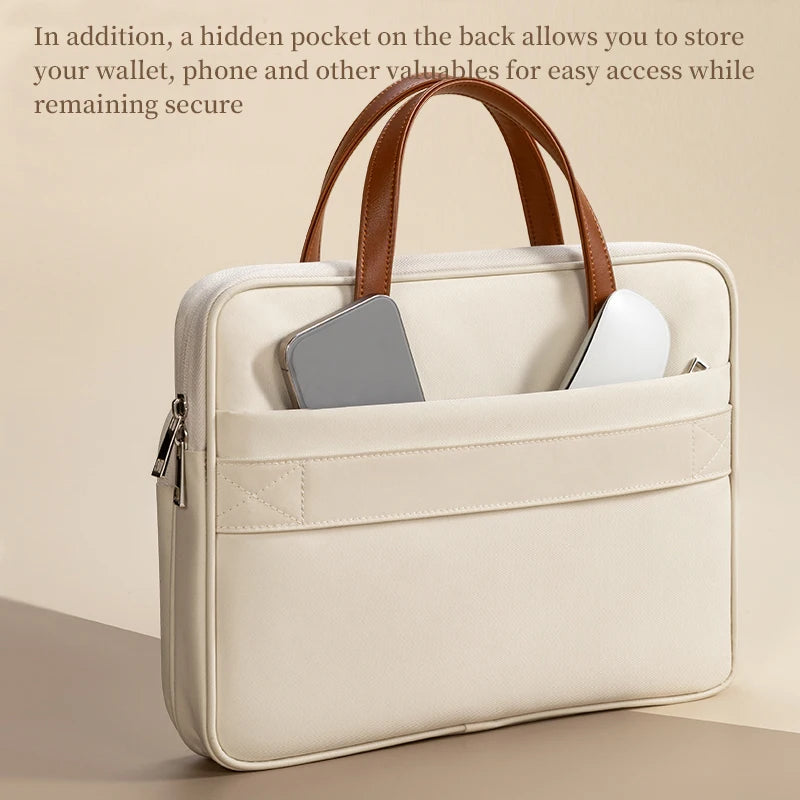 Laptop 15.6inch Bag Women Slim Briefcase Notebook Case
