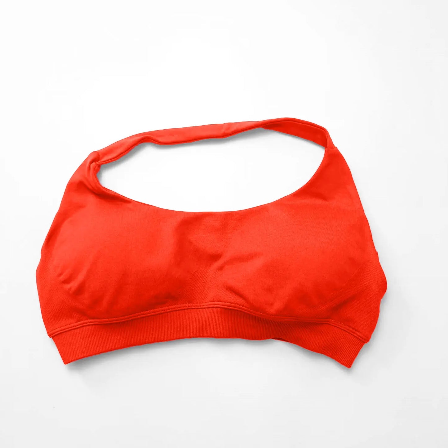 Impact Sports Bra Women Seamless Halter Top High Support