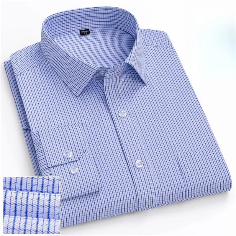 Men Formal Shirt Long Sleeve for Office
