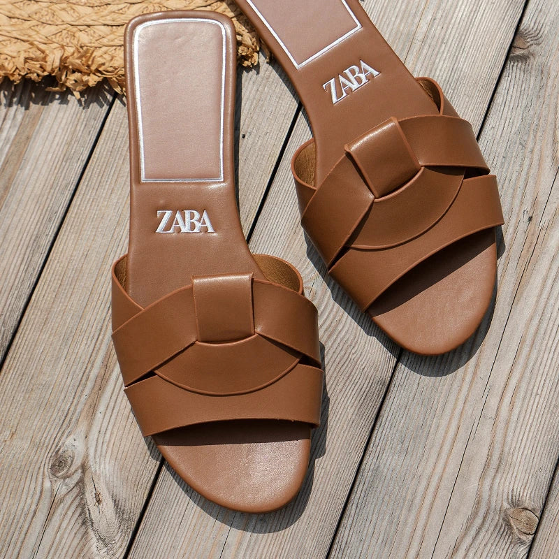 New Summer Designer Women'S Solid Color Fashion Slippers