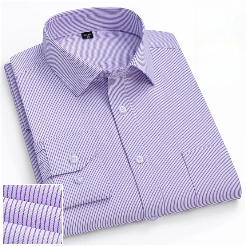 Men Formal Shirt Long Sleeve for Office