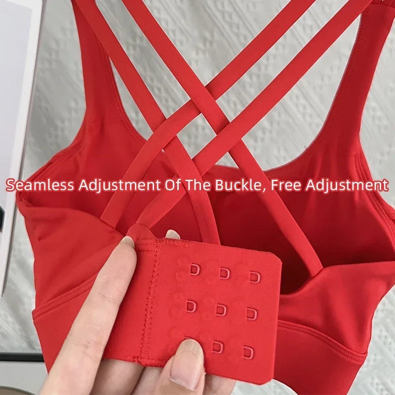 Fitness Tops Fashion Cross Back Women Sport Bra