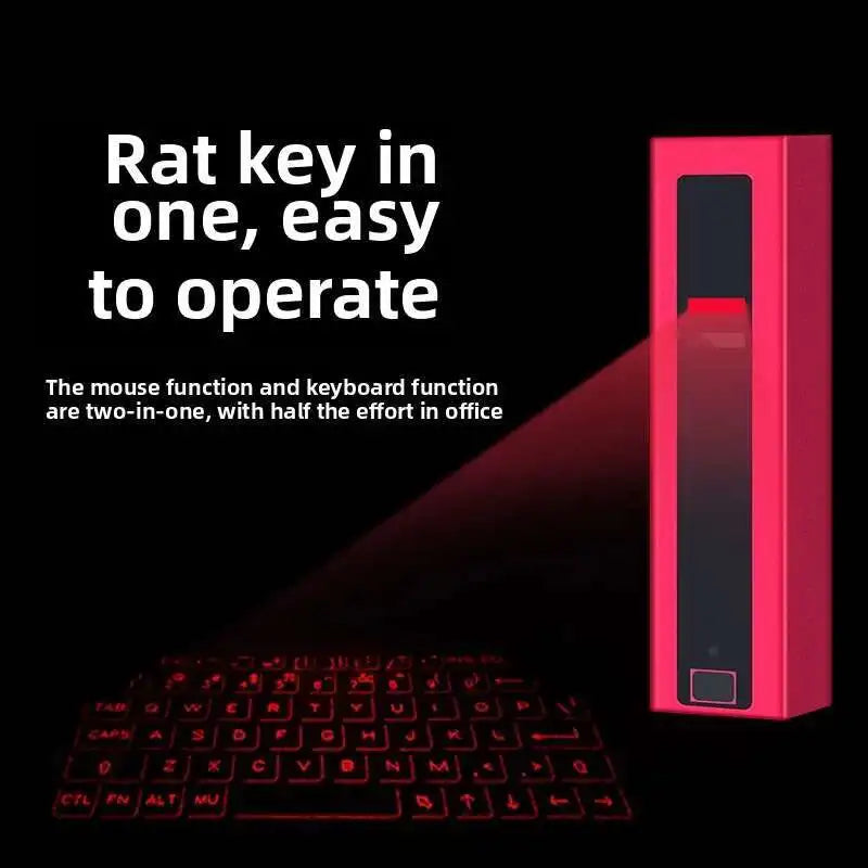 Laser Projection Keyboard & For Mobile Phones Computers & Tablets