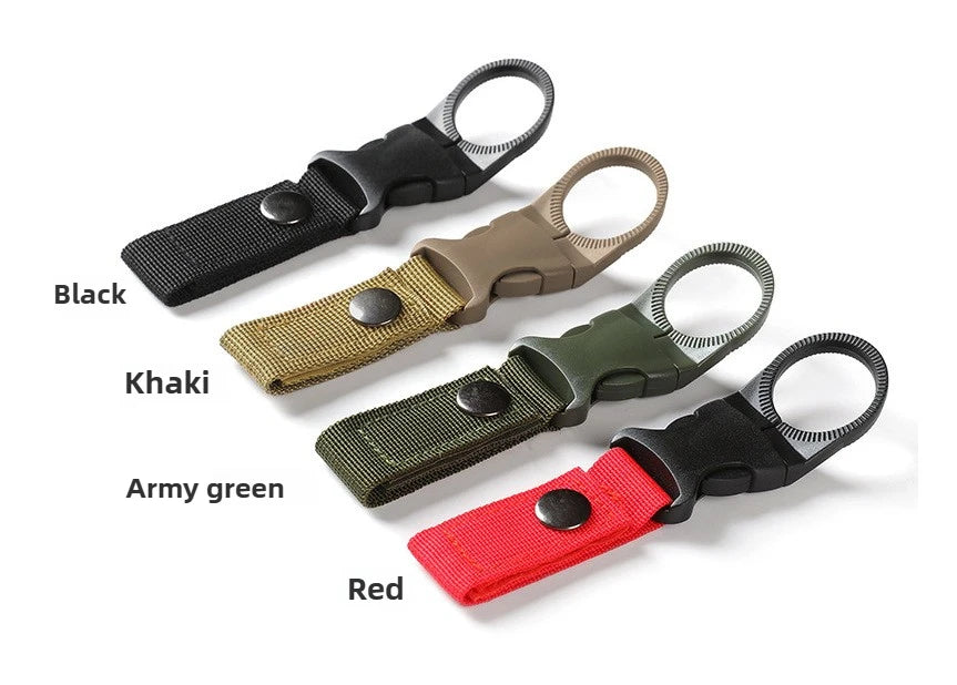 Webbing Water Bottle Holder Climbing Carabiner Belt