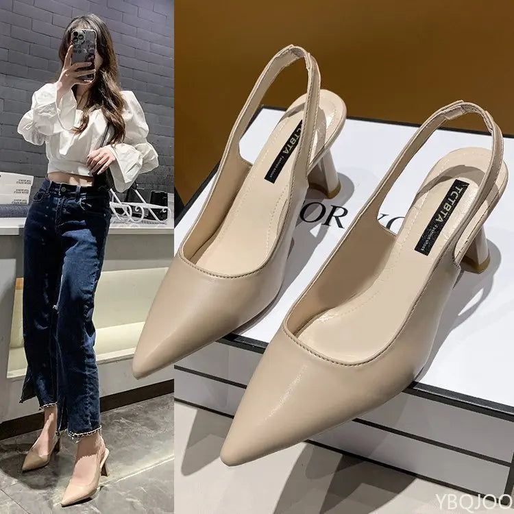 Summer new pointed high heels Women's sandals