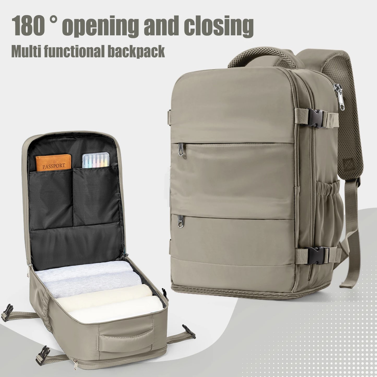 Backpack 40x30x20 Cabin Bag Travel Backpack for Men and Women