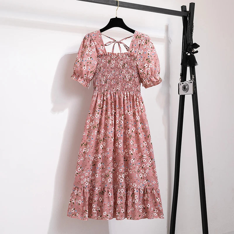 Spring Summer Chiffon Dresses Fashion