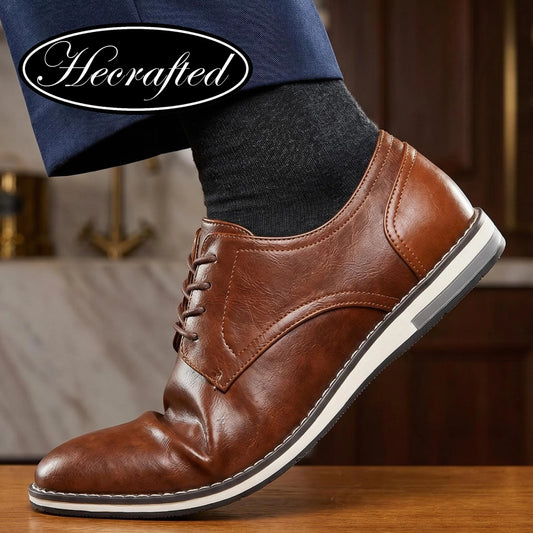 Leather loafer men fashion comfortable 2026 brand casual shoes men