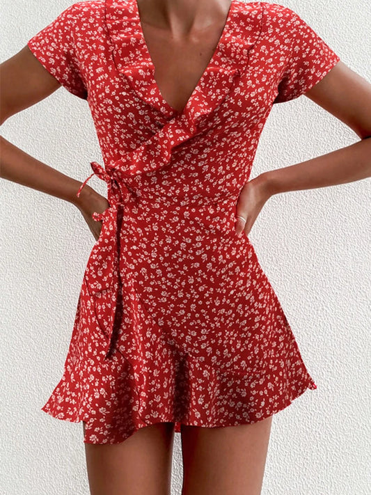 Summer Women’s Floal A-Line Dress Sweet Elegant