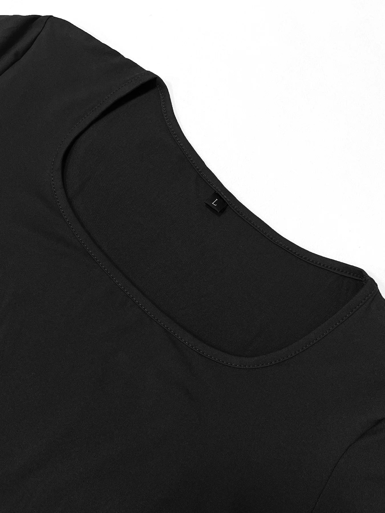 Solid Long Sleeve Bodycon Dress