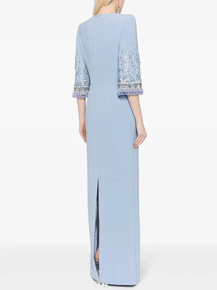 Newest Fashion 2026 S/S Designer Vestido Women's Long Maxi Dress