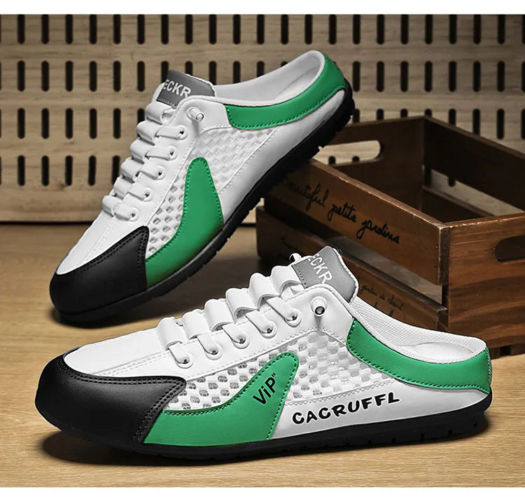 2026 New Men's Casual Slip-Ons - Half-Slippers