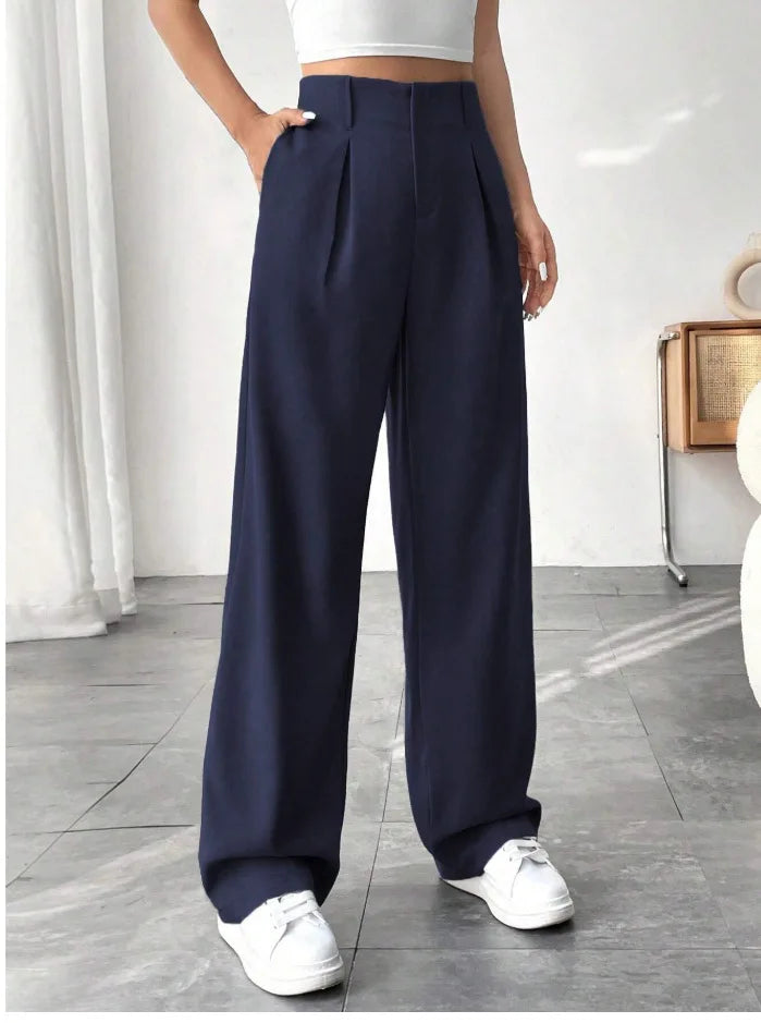 High Waisted Wide Leg Pants for Office/Casual for women
