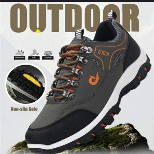Men Hiking Shoes Sneakers (Comfortable Lightweight Shoes)