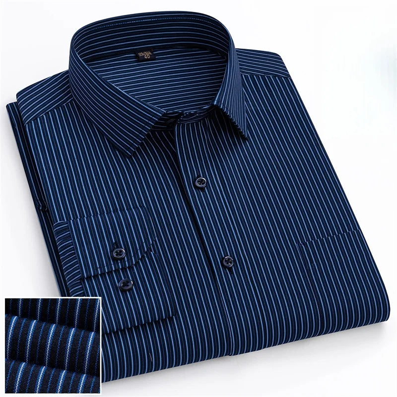 Men Formal Shirt Long Sleeve for Office