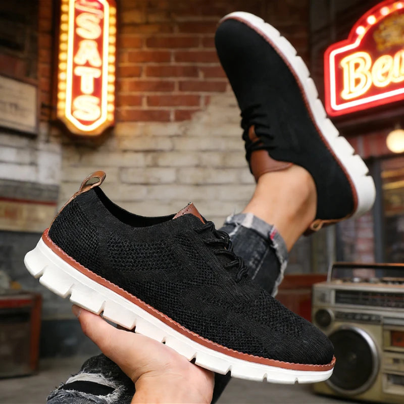 Outdoor Men Causal Sneakers Lightweight (Breathable and Shock Absorbent)