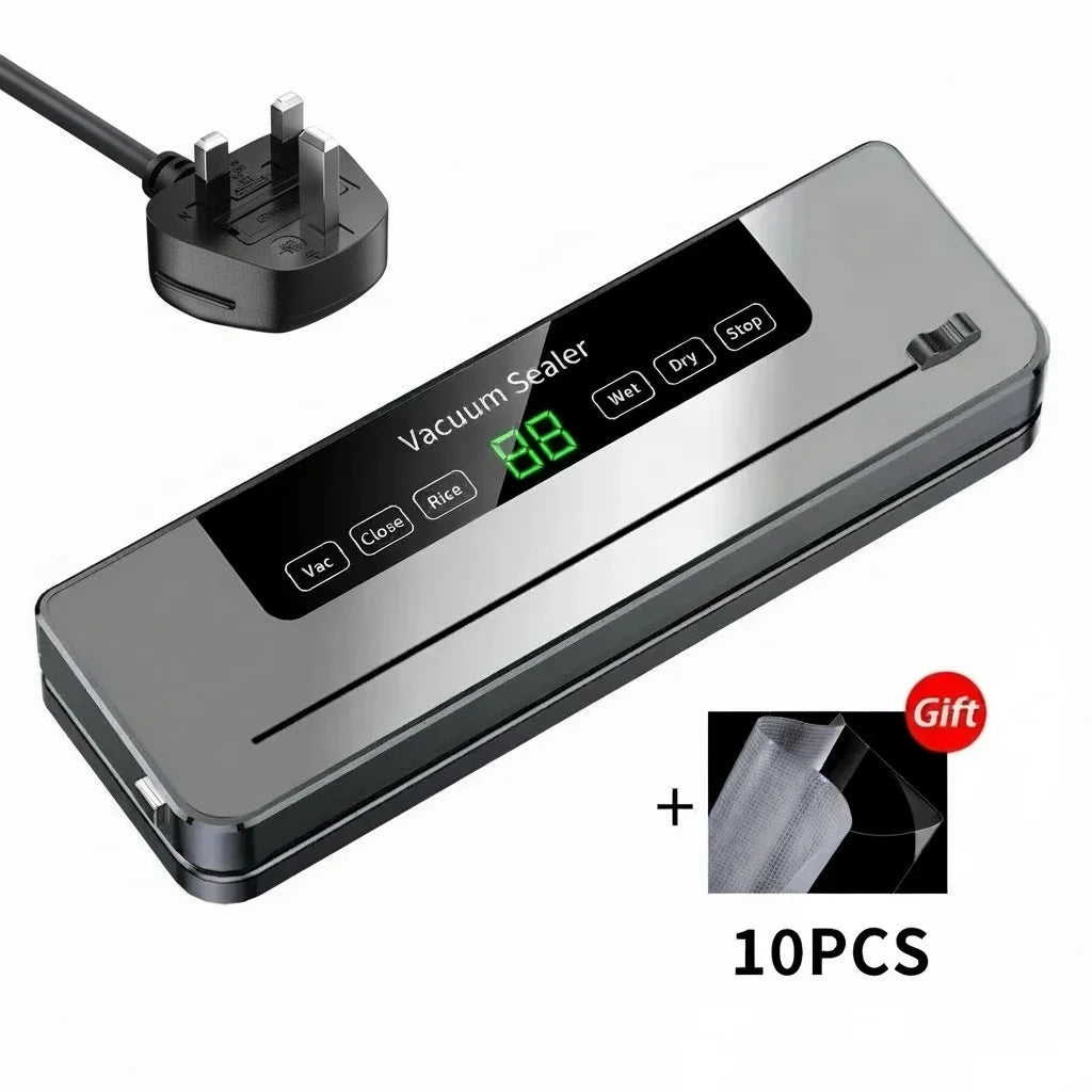 Automatic vaccuum sealing for Food  Led Indicator Lights Dry & Moist Food